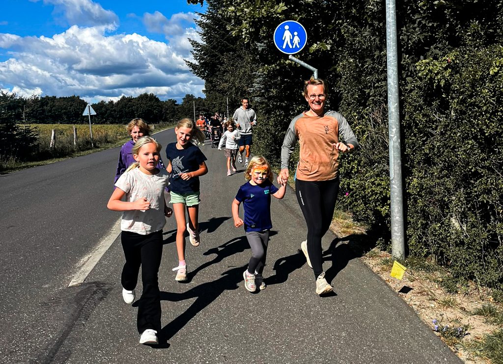 Byen løber i Birgittelyst